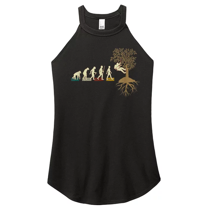 Funny Arborist Women’s Perfect Tri Rocker Tank