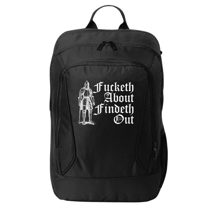 Fucketh About Findeth Out City Backpack