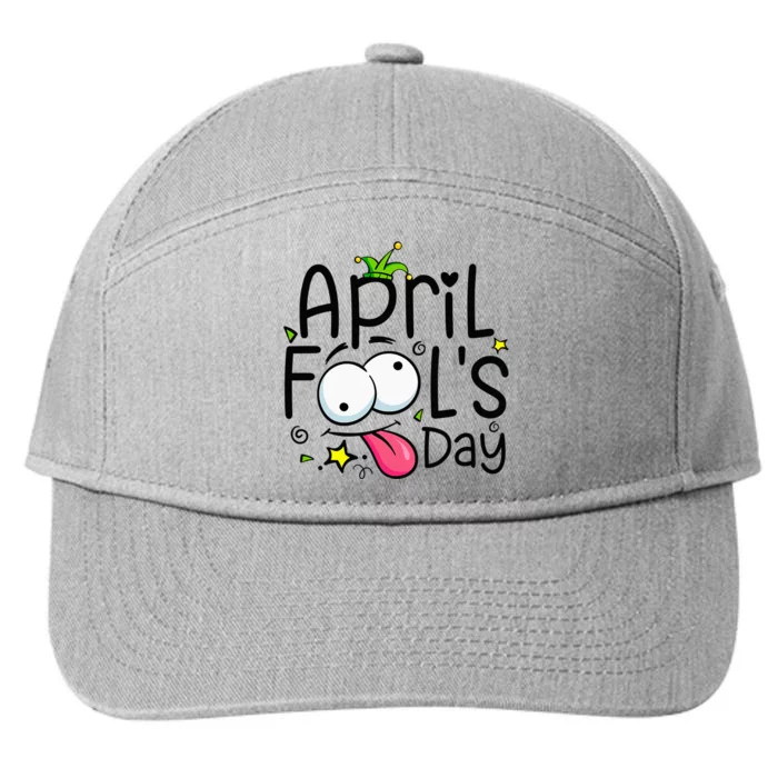 Funny April Fools Day 1st April Jokes Happy April Fools Day 7-Panel Snapback Hat