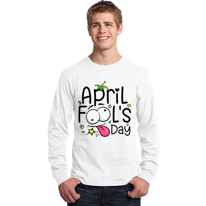 Funny April Fools Day 1st April Jokes Happy April Fools Day Long Sleeve Shirt