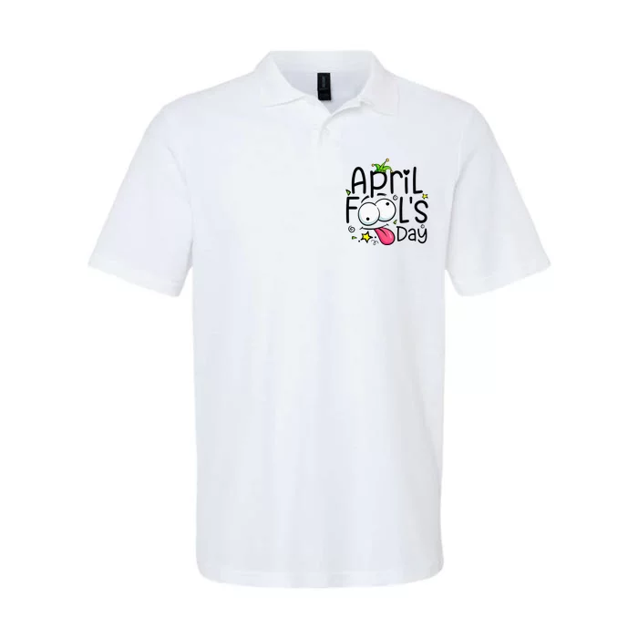 Funny April Fools Day 1st April Jokes Happy April Fools Day Softstyle Adult Sport Polo