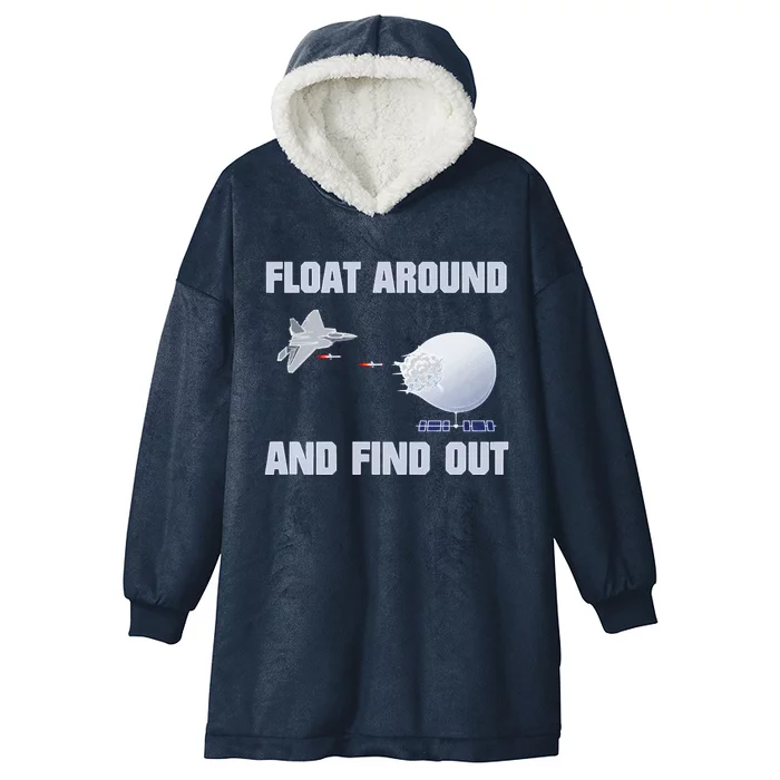 Float Around Find Out Hooded Wearable Blanket