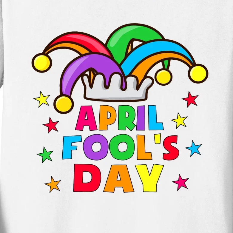 Funny April Fools Day Pranks Kit 1st April Jokes Adults Kids Long Sleeve Shirt