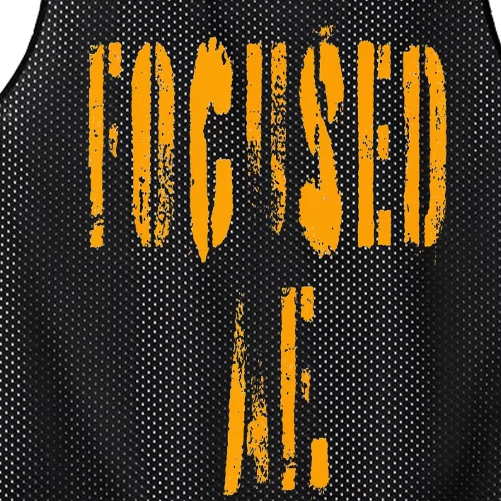 FOCUSED AF. Mesh Reversible Basketball Jersey Tank