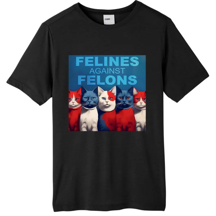 Felines Against Felons Kamala Harris Madam President ChromaSoft Performance T-Shirt