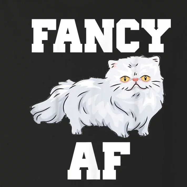 Fancy Af Funny White Persian Cat Toddler Long Sleeve Shirt