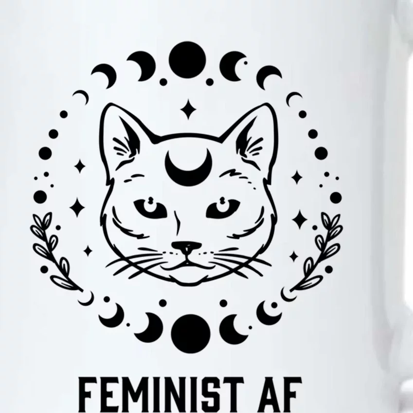 Feminist Af Feminism 'S Rights Moon Phase Witch Gift Black Color Changing Mug