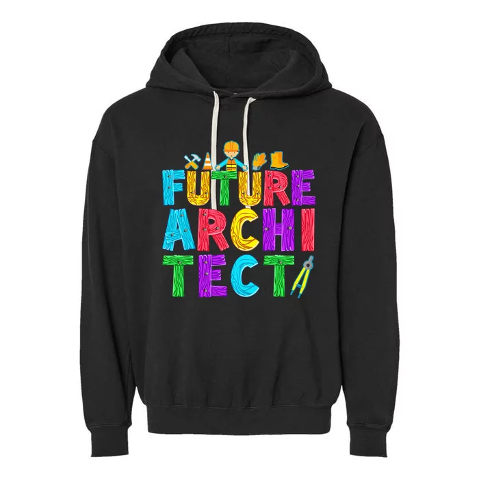 Future Architect Garment-Dyed Fleece Hoodie