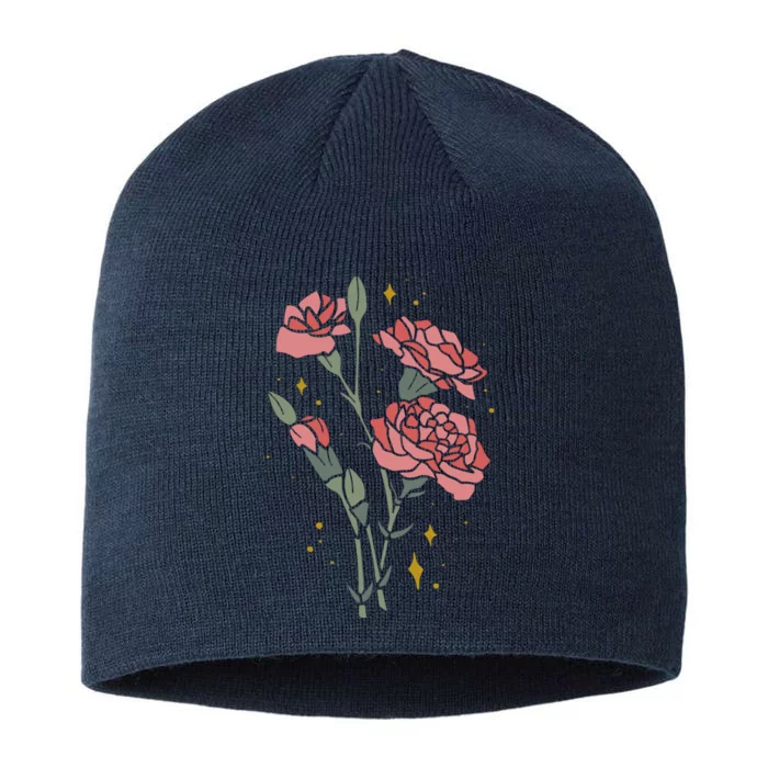 Flower Art 8 1/2in Sustainable Knit Beanie