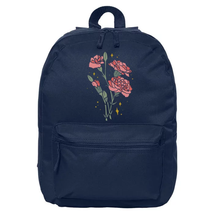 Flower Art 16 in Basic Backpack