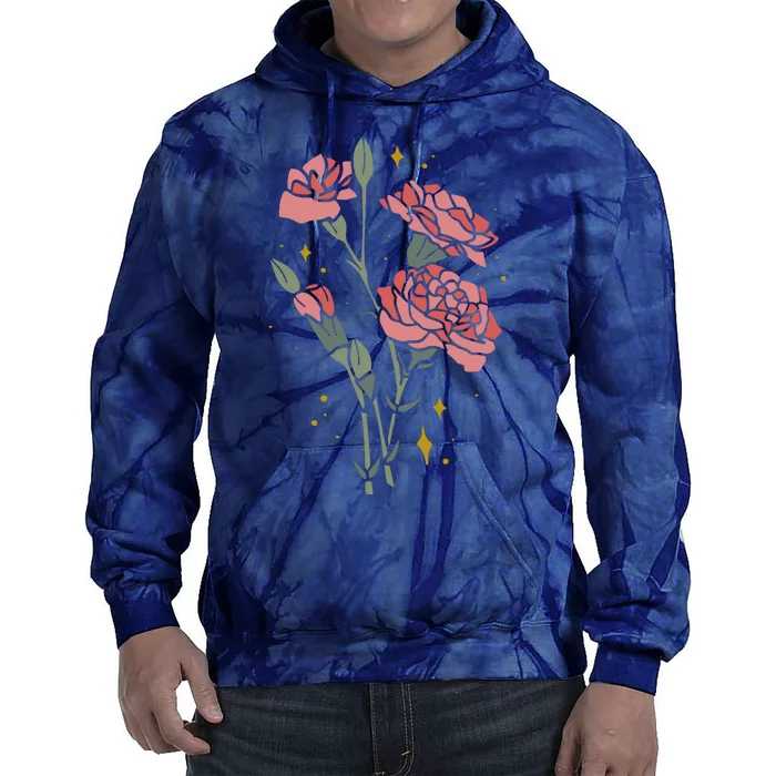 Flower Art Tie Dye Hoodie