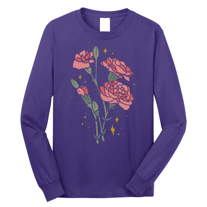 Flower Art Long Sleeve Shirt