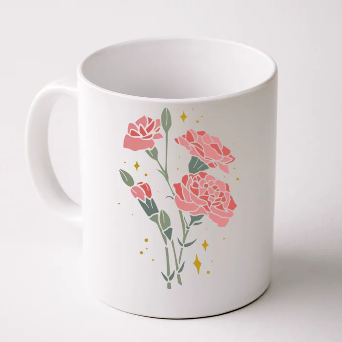 Flower Art Front & Back Coffee Mug