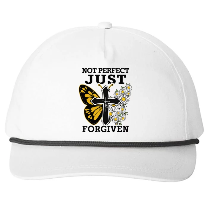 Forgiven and Funny Christian  for Jesus Lovers Snapback Five-Panel Rope Hat