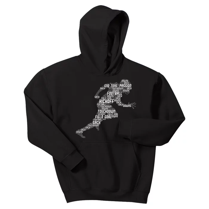 Football American Football Kids Hoodie