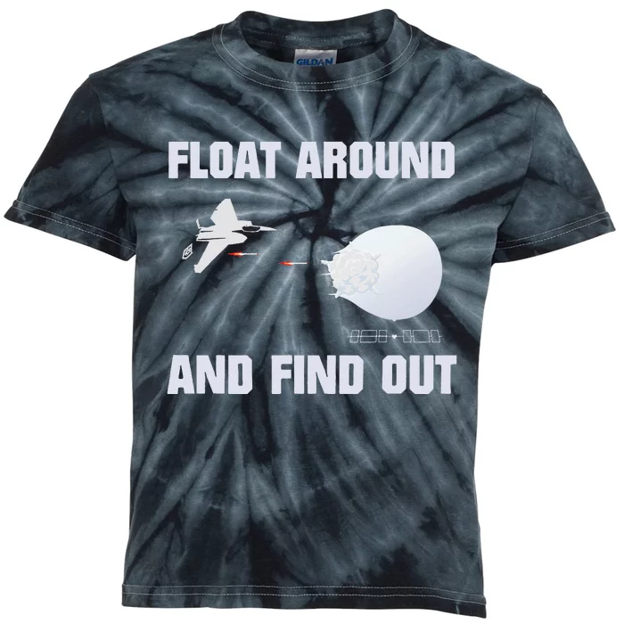 Float Around Find Out Kids Tie-Dye T-Shirt