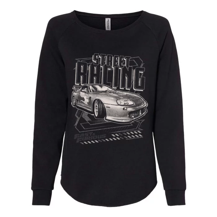 Fast And Furious Vintage Street Racing Poster Meaningful Gift Womens California Wash Sweatshirt