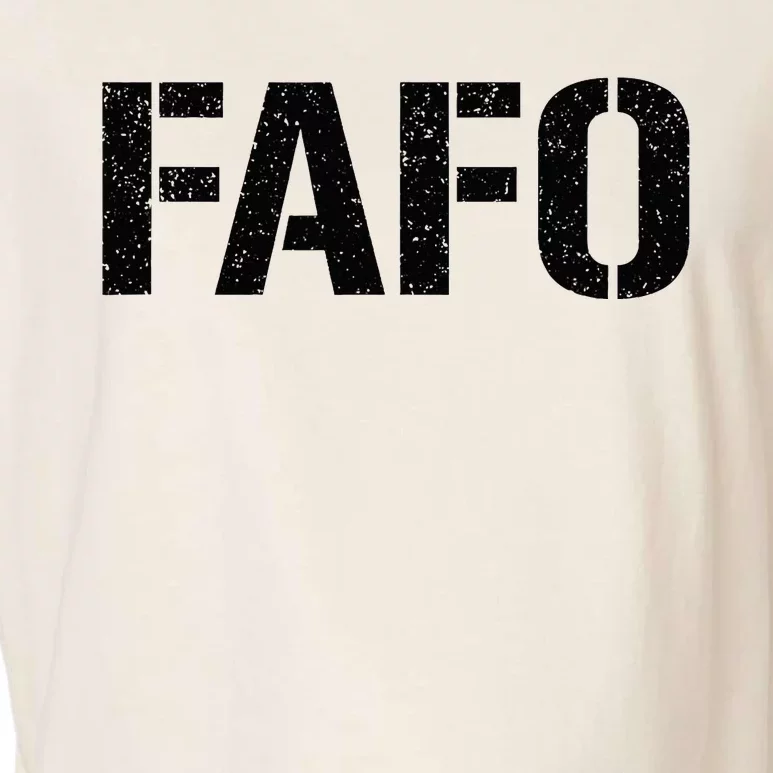 FAFO ACRONYM Garment-Dyed Women's Muscle Tee