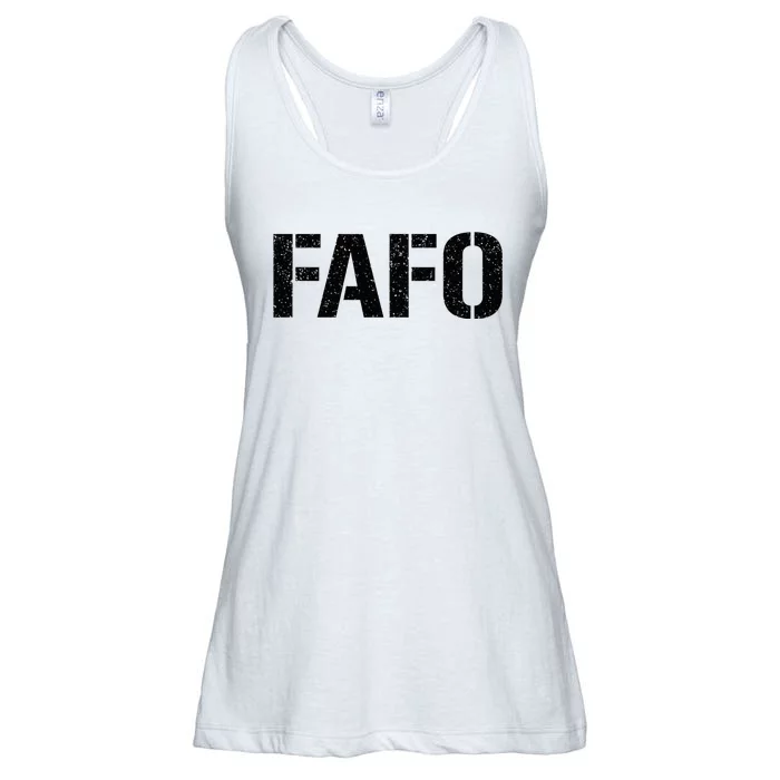 FAFO ACRONYM Ladies Essential Flowy Tank