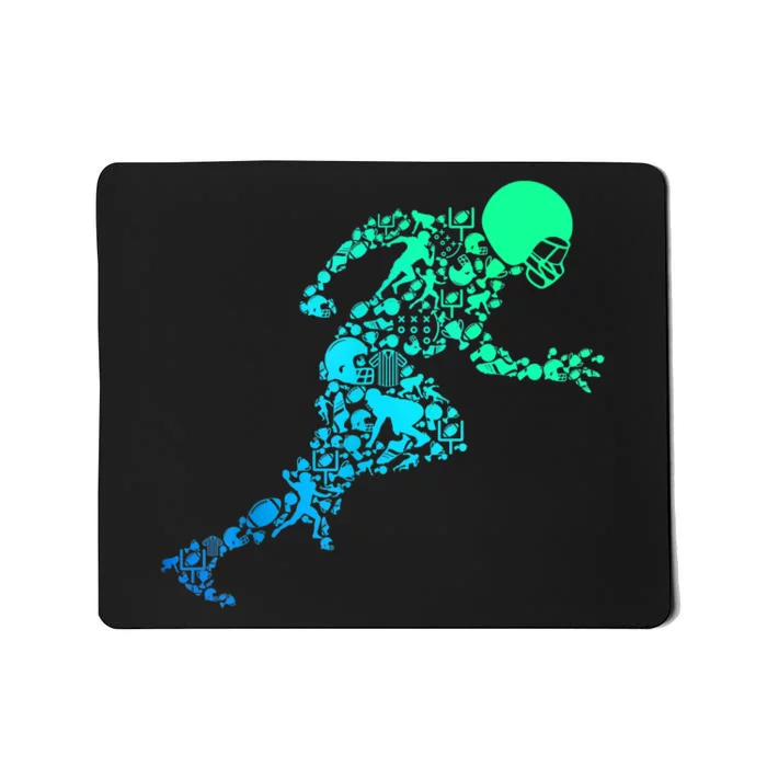 Football American Football Kids Boys Men TShirt Mousepad