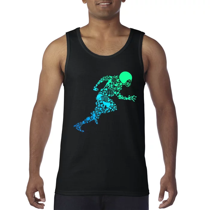 Football American Football Kids Boys Men TShirt Tank Top