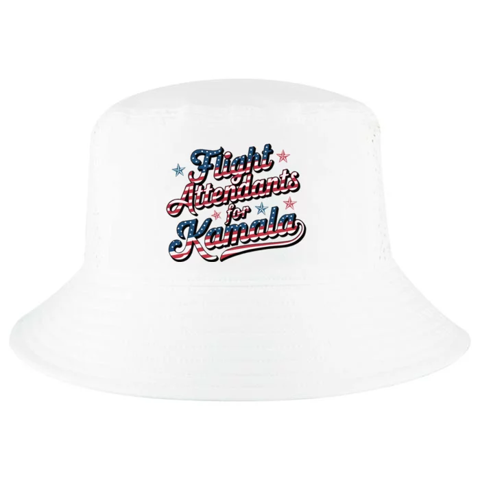 Flight Attendants For Kamala Kamala Harris 2024 President Cool Comfort Performance Bucket Hat