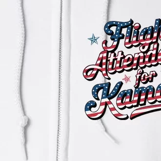 Flight Attendants For Kamala Kamala Harris 2024 President Full Zip Hoodie