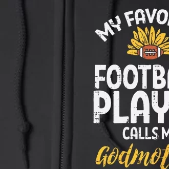 Favorite American Football Player Godmother Family Full Zip Hoodie