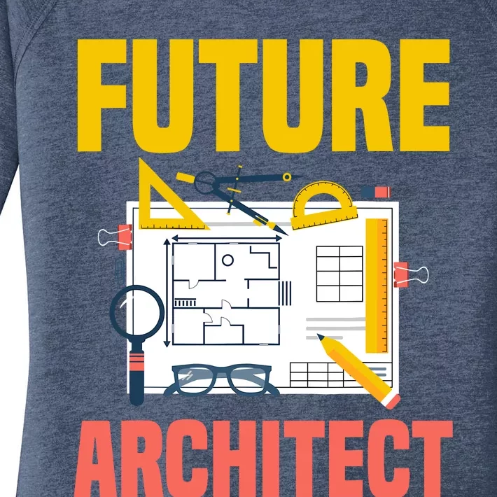 Future Architect Funny Architecture Architect Women's Perfect Tri Tunic Long Sleeve Shirt