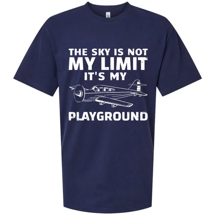 Funny Airplane For Men Women Aviation Pilot Airplane Lovers Sueded Cloud Jersey T-Shirt