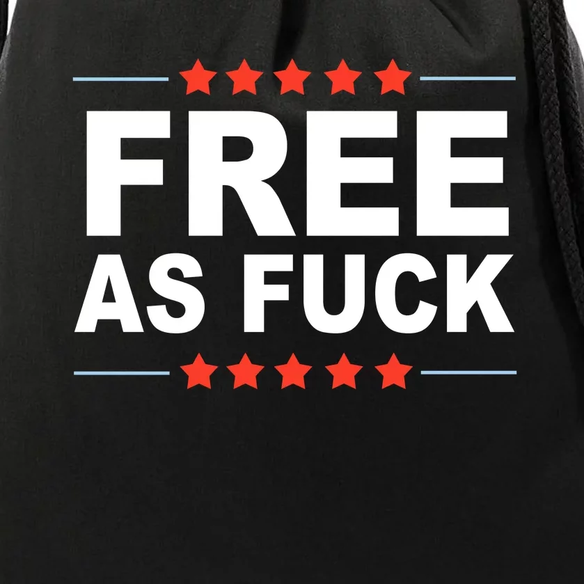 Free As Fuck Kyle Rittenhouse Drawstring Bag