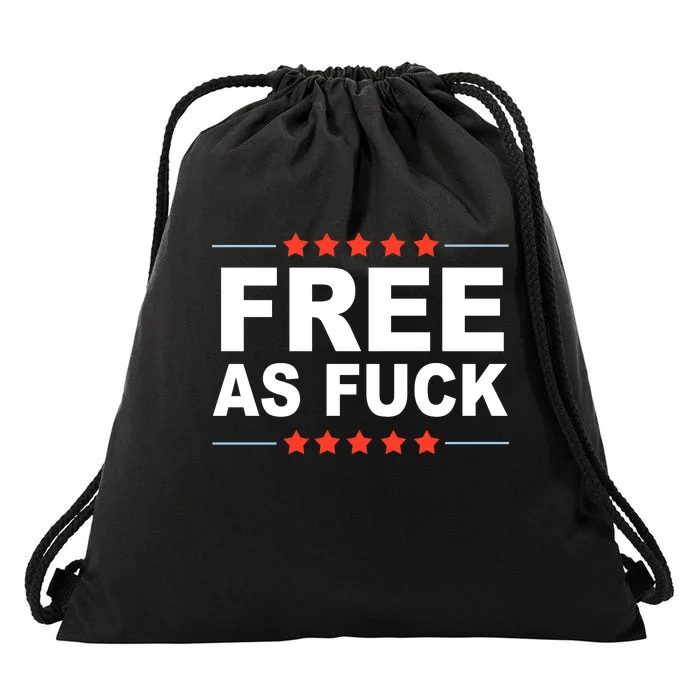 Free As Fuck Kyle Rittenhouse Drawstring Bag