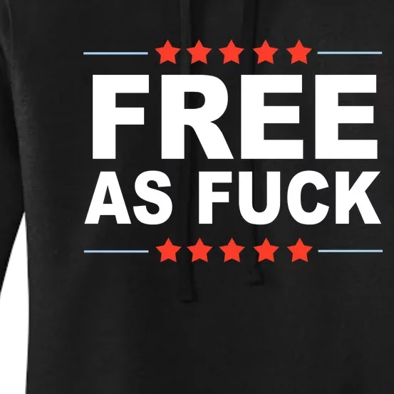 Free As Fuck Kyle Rittenhouse Women's Pullover Hoodie