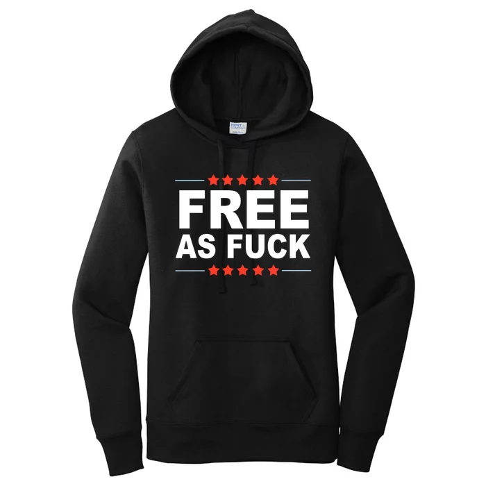 Free As Fuck Kyle Rittenhouse Women's Pullover Hoodie