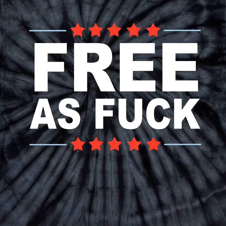 Free As Fuck Kyle Rittenhouse Tie-Dye T-Shirt