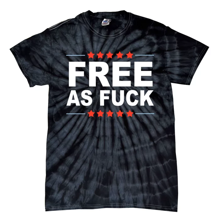 Free As Fuck Kyle Rittenhouse Tie-Dye T-Shirt