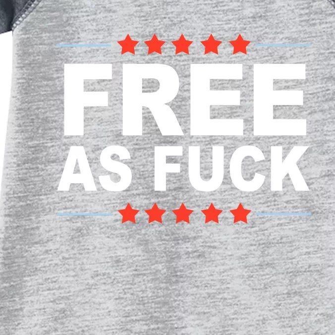 Free As Fuck Kyle Rittenhouse Infant Baby Jersey Bodysuit