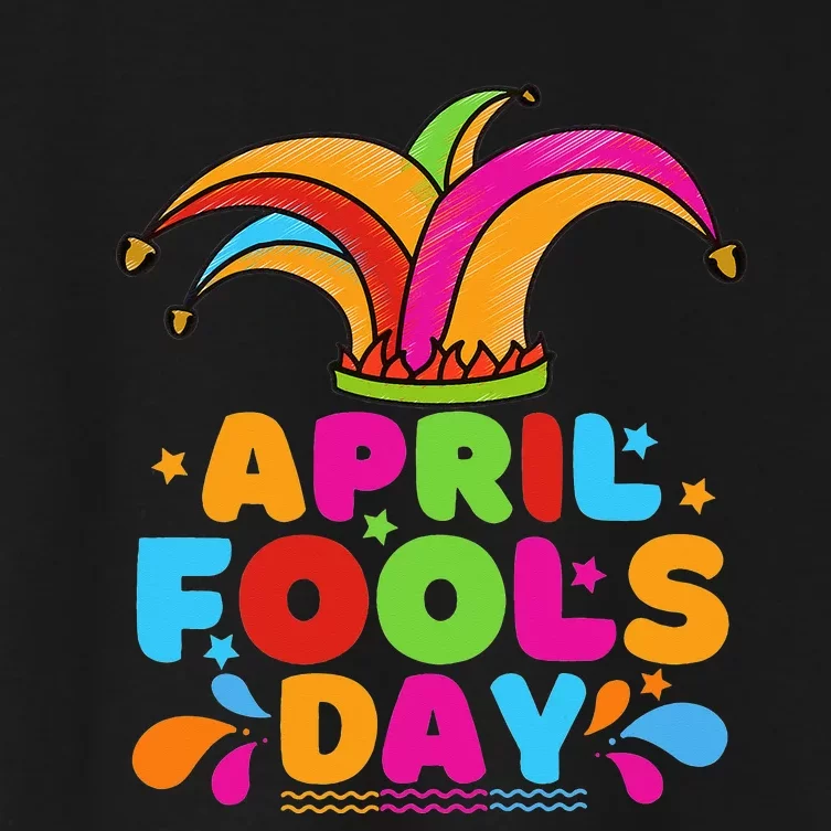 Funny April Fools Day Pranks Kit 1st April Jokes Women's Crop Top Tee