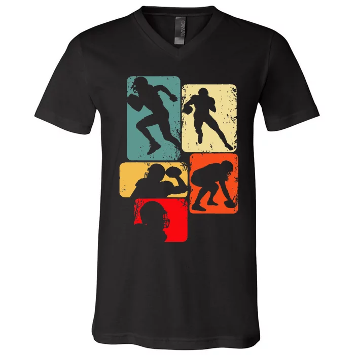 Football American Football V-Neck T-Shirt