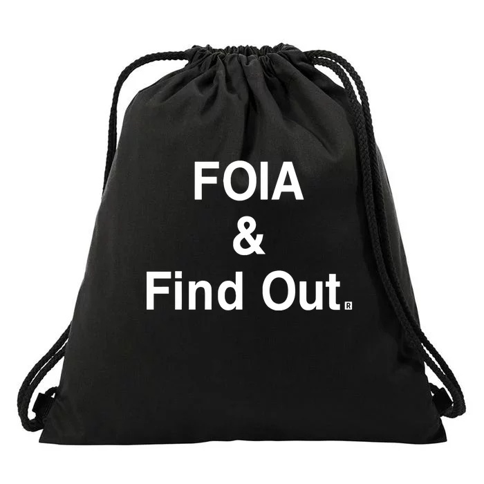 Foia And Find Out Drawstring Bag