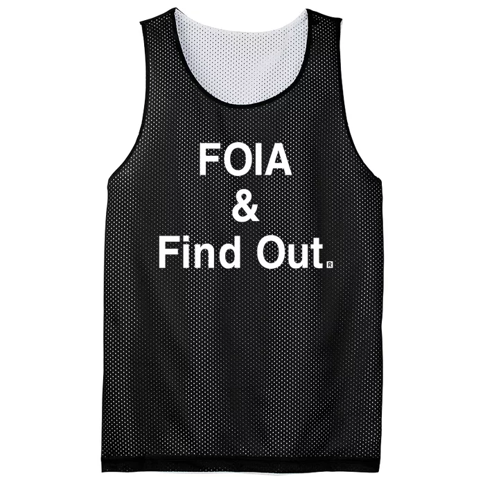 Foia And Find Out Mesh Reversible Basketball Jersey Tank