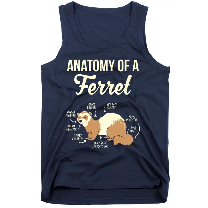 Ferret Anatomy Tank Top