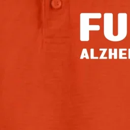 Fuck Alzheimer's Gift Fuck Detia Alzheimer's Awareness Great Gift Dry Zone Grid Performance Polo