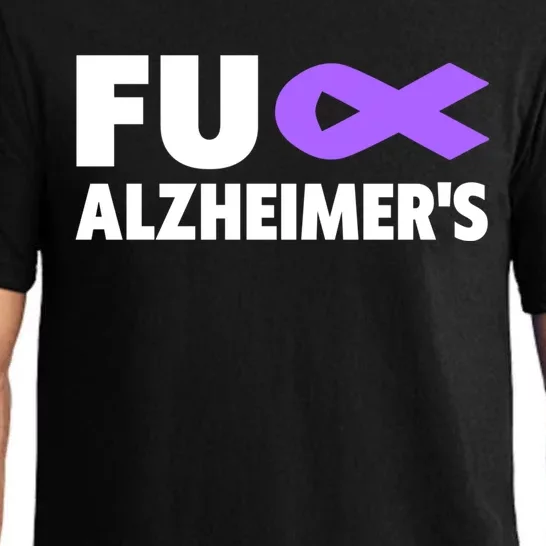 Fuck Alzheimer's Gift Fuck Detia Alzheimer's Awareness Gift Pajama Set