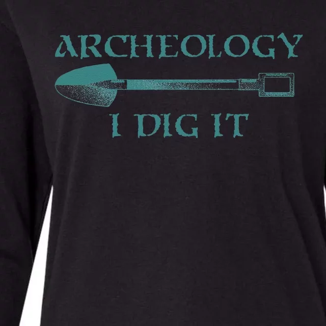 Funny Archeology Gift For Archeologist Excavator Womens Cotton Relaxed Long Sleeve T-Shirt