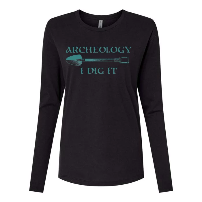 Funny Archeology Gift For Archeologist Excavator Womens Cotton Relaxed Long Sleeve T-Shirt