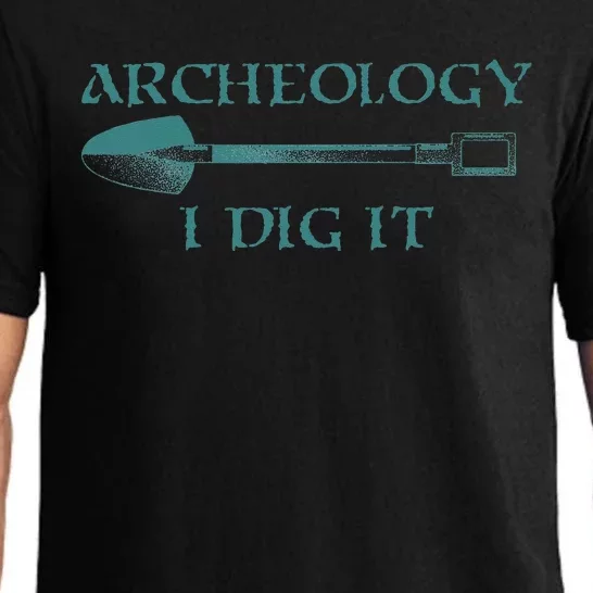 Funny Archeology Gift For Archeologist Excavator Pajama Set