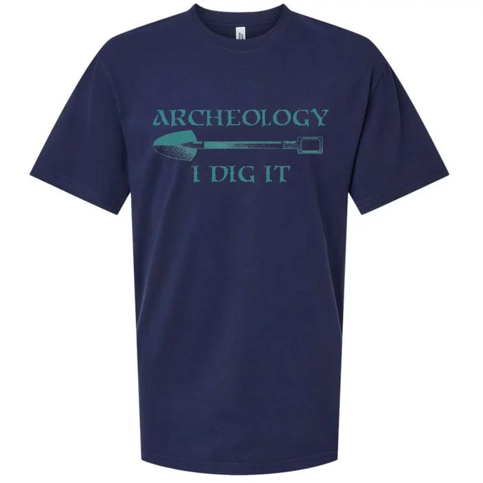 Funny Archeology Gift For Archeologist Excavator Sueded Cloud Jersey T-Shirt