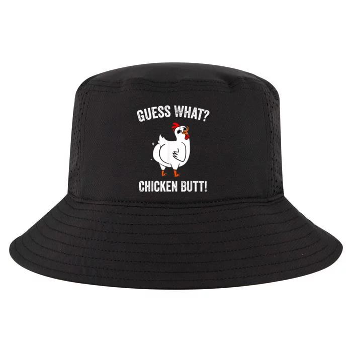 Funny Animal Guess What Chicken Butt Cute Chickens Buffs Cool Comfort Performance Bucket Hat