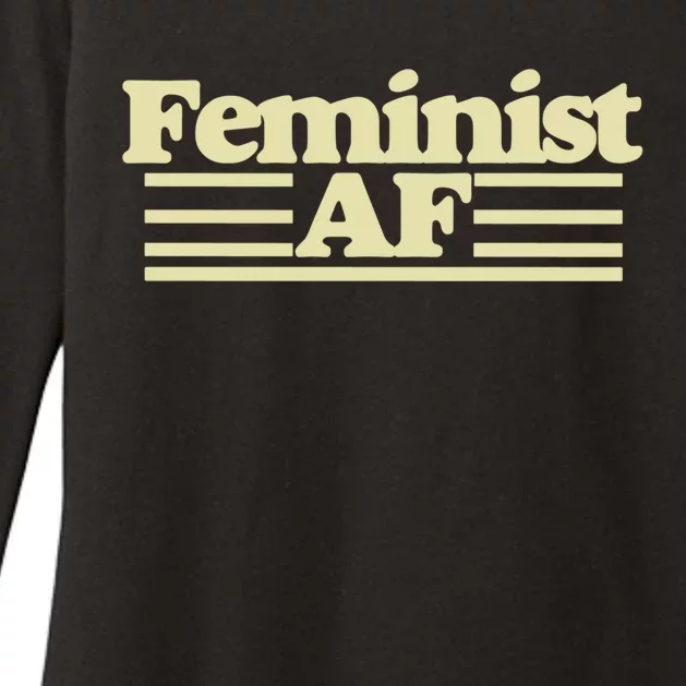 Feminist Af Gift Womens CVC Long Sleeve Shirt